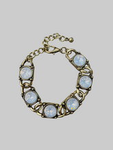 Load image into Gallery viewer, Brass Edge Crystal Bracelet