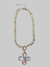 Load image into Gallery viewer, Crystal Flower Necklace