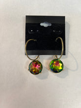 Load image into Gallery viewer, Round Crystal Earrings