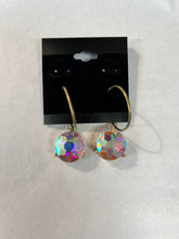 Load image into Gallery viewer, Round Crystal Earrings
