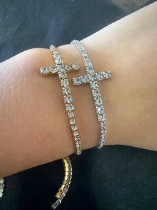 Cross Slider Bracelet