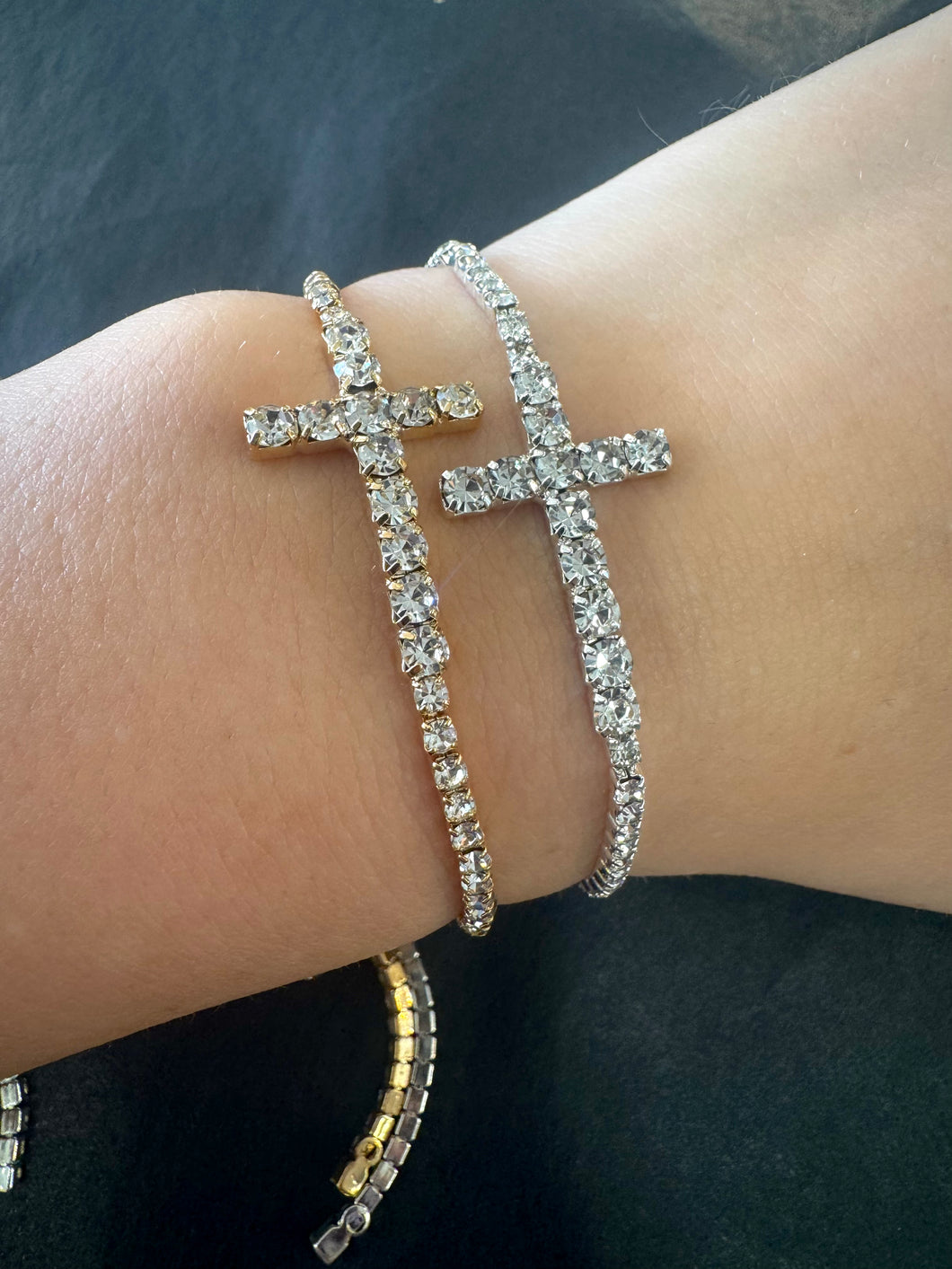Cross Slider Bracelet