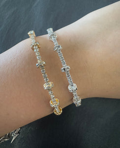 Rhinestone Slider Bracelet