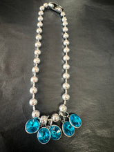 Load image into Gallery viewer, Blue Rhinestone Necklace