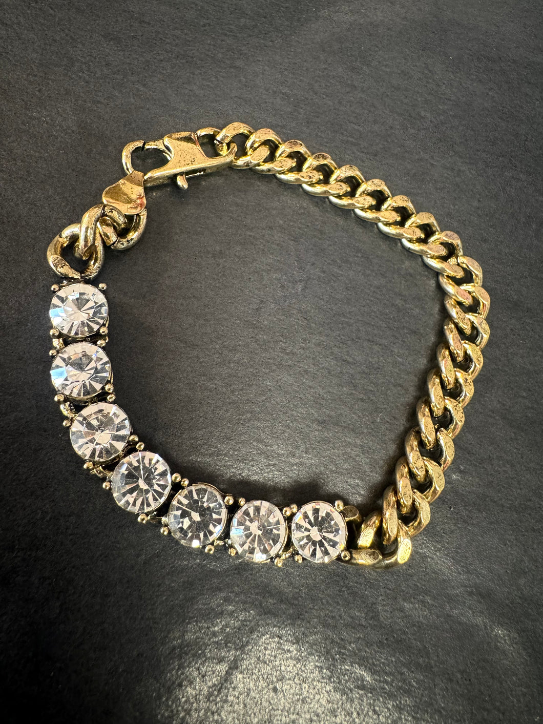 Crystal Chain Bracelet
