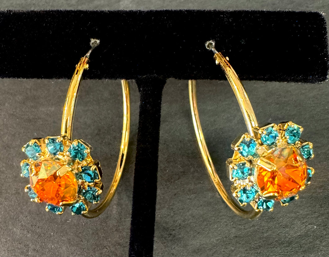 Tova Mini Bianca Hoops