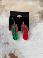 Load image into Gallery viewer, Randan Flip Flop Earrings