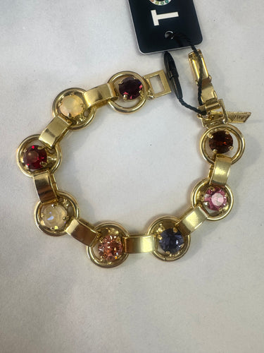 Link Bracelet in Red Mix