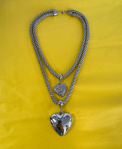 Double Heart Necklace