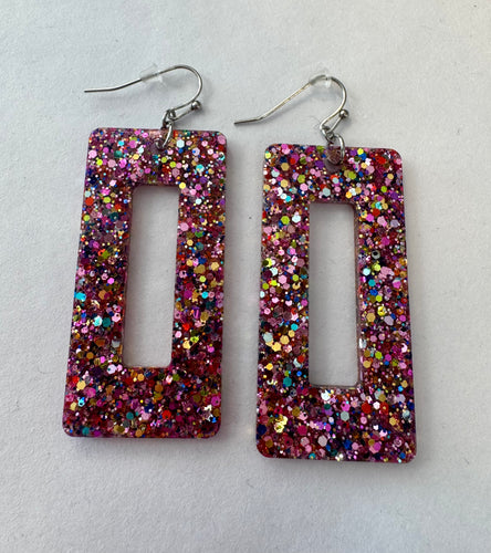 Randans Square Sparkle Earrings