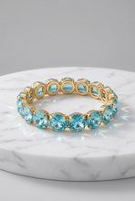 Load image into Gallery viewer, AF Crystal Stretchy Bracelet-Large Stones