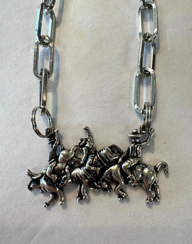 Cowboy Necklace Silver