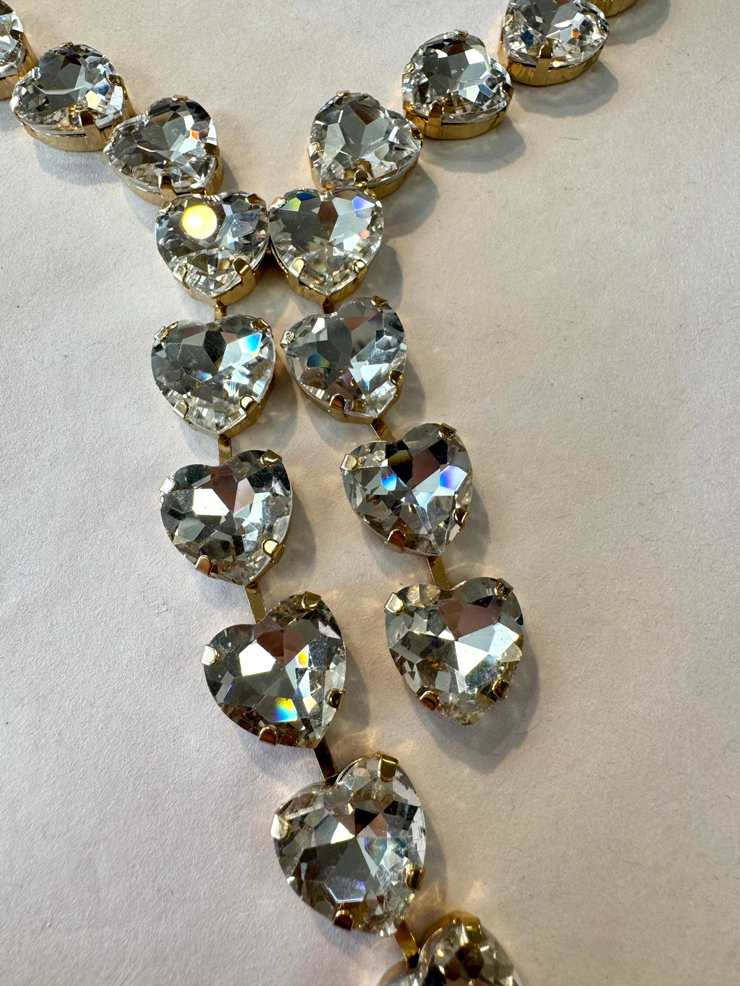 Rhinestone Heart Necklace