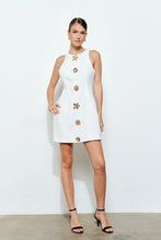 Load image into Gallery viewer, Halter Dress W/Gold Starfish  Seashell Accent
