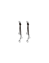 Load image into Gallery viewer, UNOde50 Medula Pendientes Radix Earrings-Silver/Brown