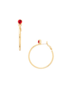 Mini Serafina Hoop Earrings