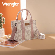 Load image into Gallery viewer, Wrangler Camo Print Handbag-Blush/Tan
