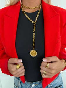 Chan Sutt Pearls XL Coin Necklace