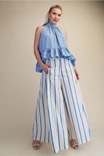 Load image into Gallery viewer, High Waist Wide-Leg Pop Color Stripe Pants