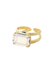Sorrelli Emerald Coctail Ring AB