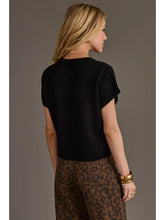 Load image into Gallery viewer, Black &amp; White Whiskey Weather Short Sleeve Sweater