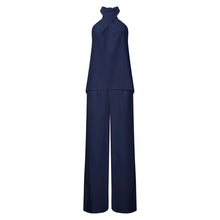 Load image into Gallery viewer, Halter Top &amp; Wide Leg Pants Set