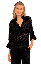 Load image into Gallery viewer, Gretchen Scott Burnout Ruffleneck Tunic