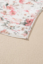 Load image into Gallery viewer, Floral Print Mesh Mock Neck Top