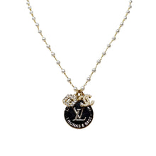 Load image into Gallery viewer, Repurposed Vintage Pearl Rhinestone Necklace
