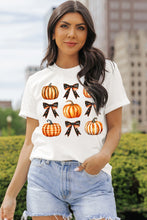 Load image into Gallery viewer, Pumpkin Round Neck Short Sleeve T-Shirt