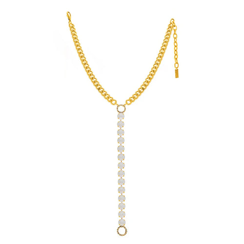 Tova Cara Necklace White Matt