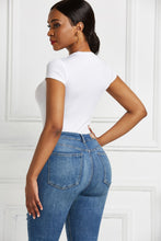 Load image into Gallery viewer, Round Neck Short Sleeve Bodysuit