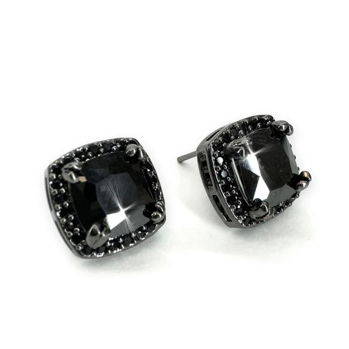 Jacqueline Kent Midnight Crystal Stud Earring