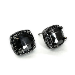 Jacqueline Kent Midnight Crystal Stud Earring