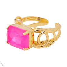 Load image into Gallery viewer, Sorrelli Studio Emerald-Cut Cocktail Ring-7