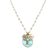 Load image into Gallery viewer, Repurposed Vintage Pearl Rhinestone Necklace