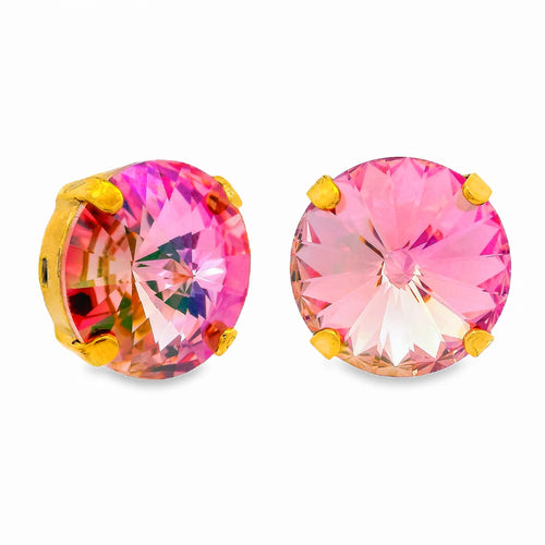 The Basics Studs in Light Rose Glimmer