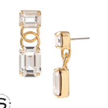 Load image into Gallery viewer, Sorrelli Studio Emerald-Cut Dangle Earrings -