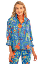 Load image into Gallery viewer, Jungle Symphony Ruffleneck Tunic