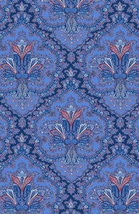 Gretchen Scott 3/4 Sleeve Ruffneck Top Passion Paisley