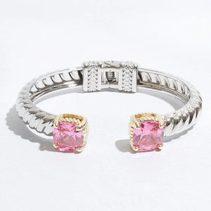 Pink Rhinestone Bangle