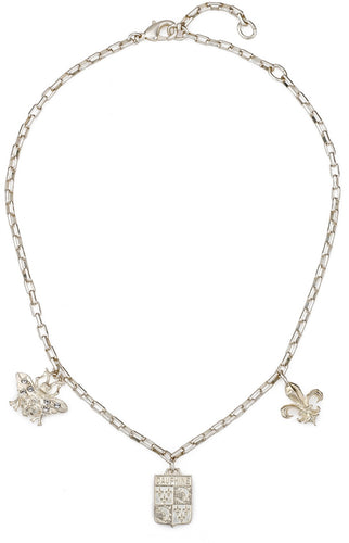 FRENCH KANDE LOIRE TROIS NECKLACE SILVER