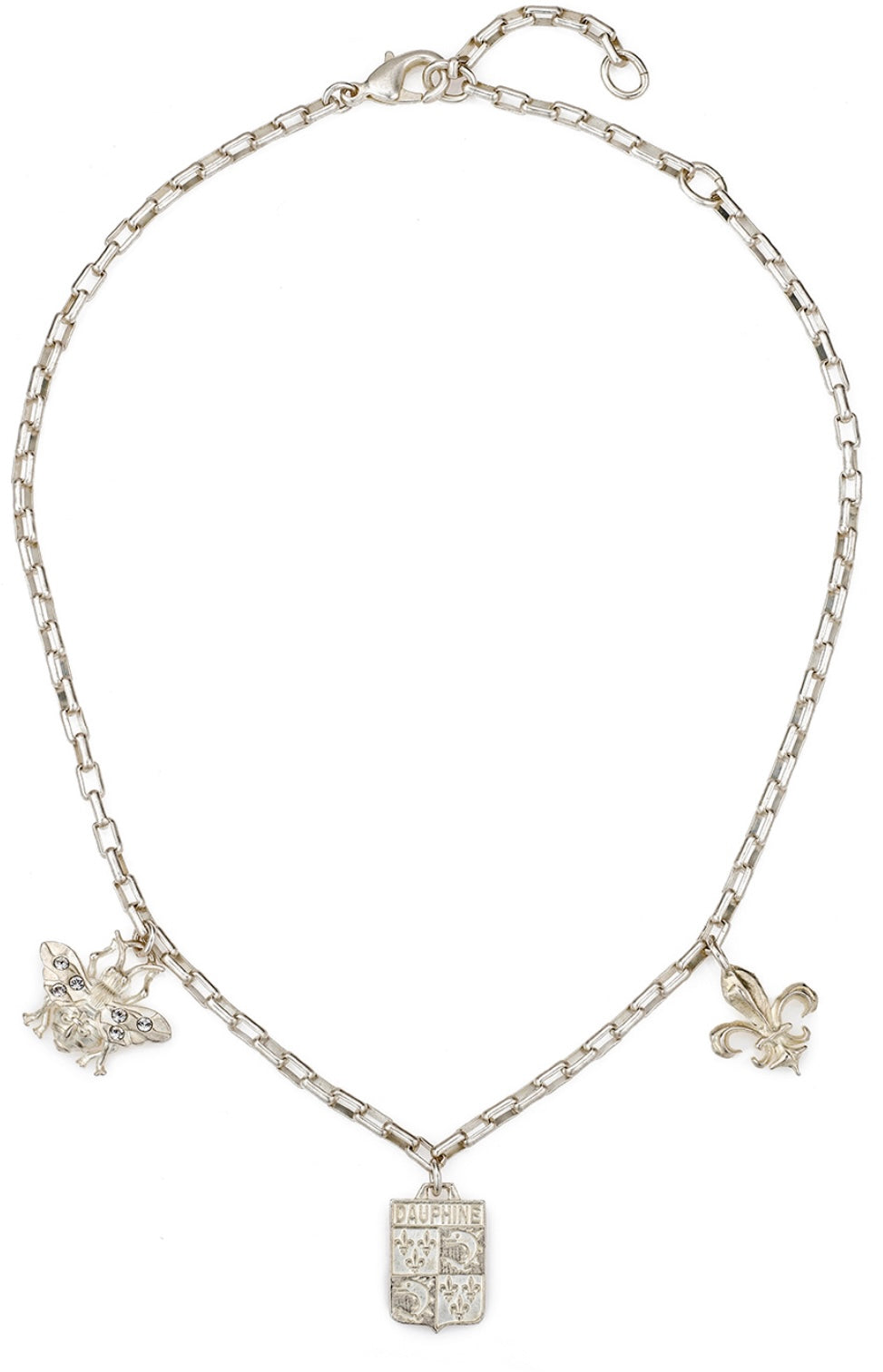 FRENCH KANDE LOIRE TROIS NECKLACE SILVER