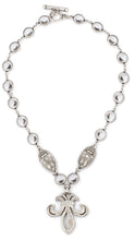 Load image into Gallery viewer, FRENCH KANDE SWAROVSKI WITH CUVEE PENDANTS AND SWAROVSKI GRAND FLEUR MEDALLION