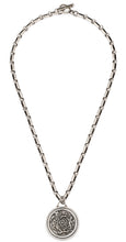 Load image into Gallery viewer, French Kande Bordeaux Chain with Choice of Silver Medallion