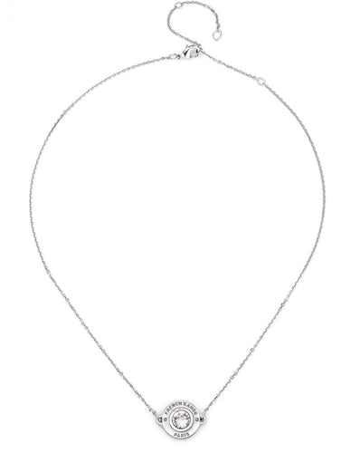 French Kande Swarovski Annecy Necklace Silver
