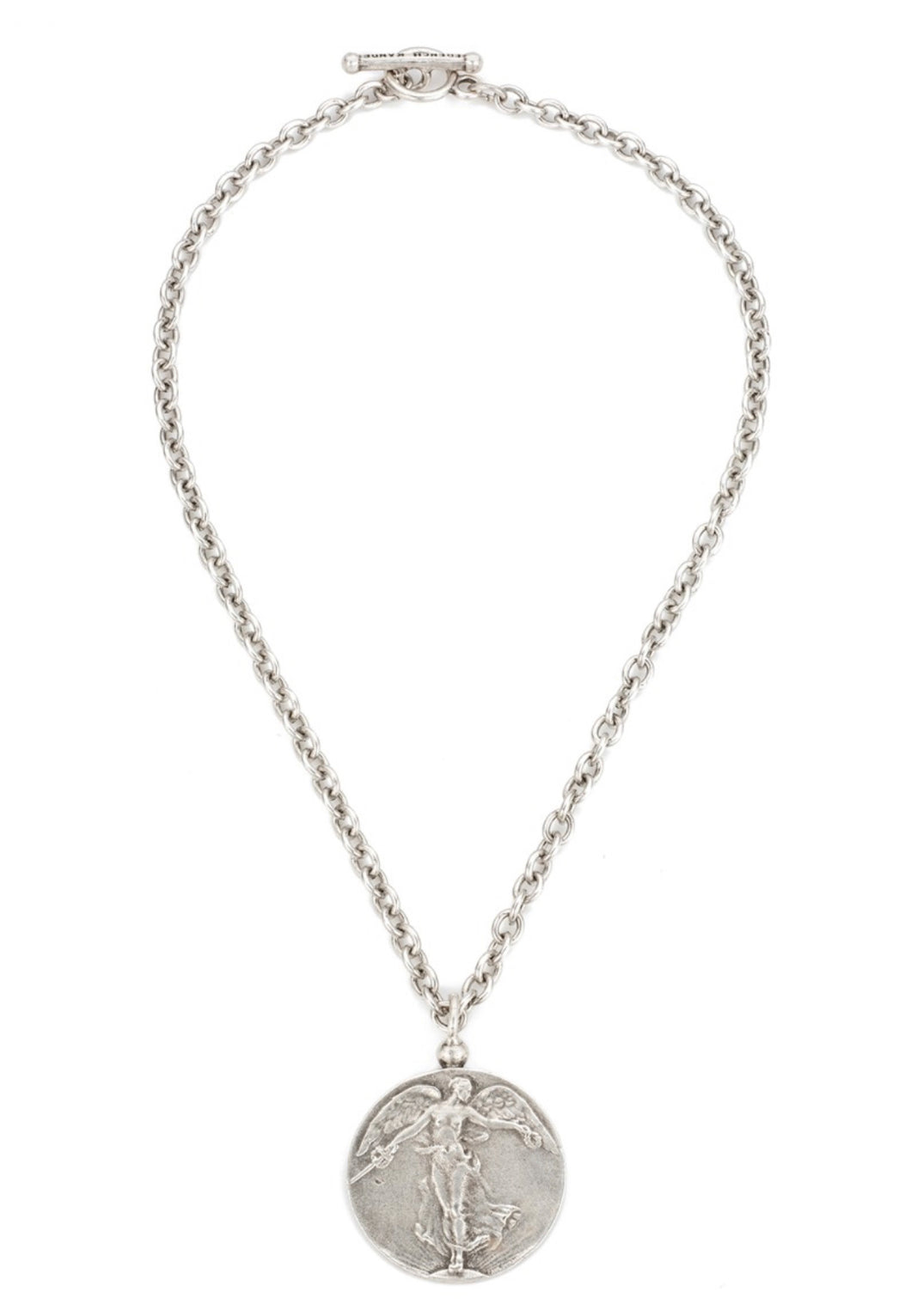 French Kande Cable Chain with L'ange Medallion