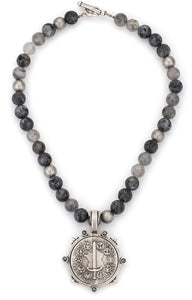 French Kande Slate Mix with Du Terre Medallion