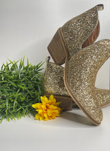 Load image into Gallery viewer, Gold Glow Up Booties