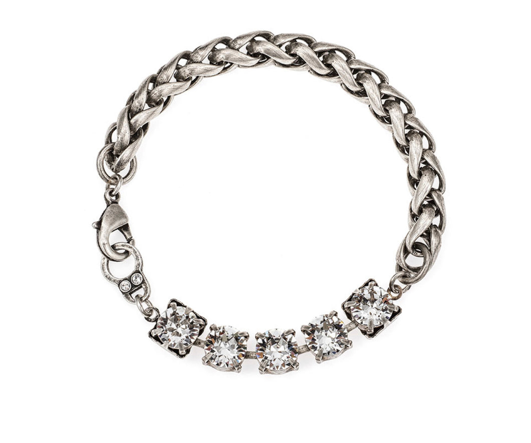 French Kande Cheval Chain with Swarovski